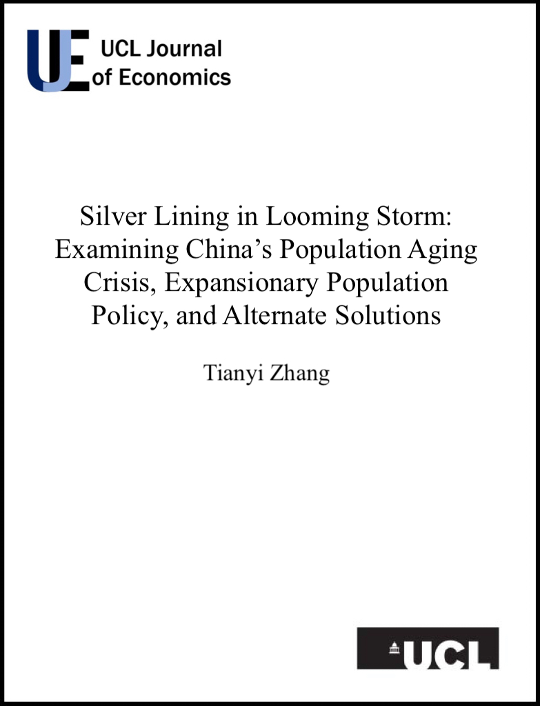 Silver Lining in Looming Storm: Examining China’s Population Aging Crisis, Expansionary Population Policy, and Alternate Solutions